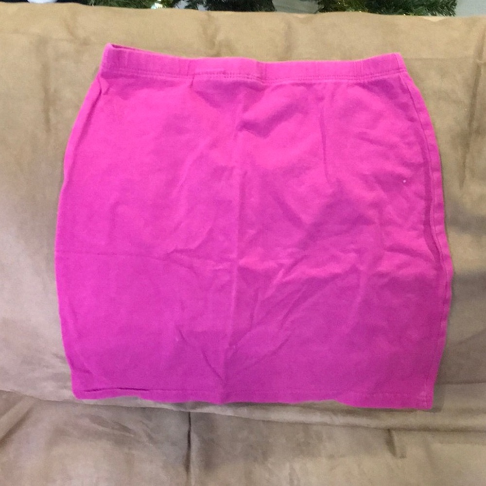 Purple mini skirt
